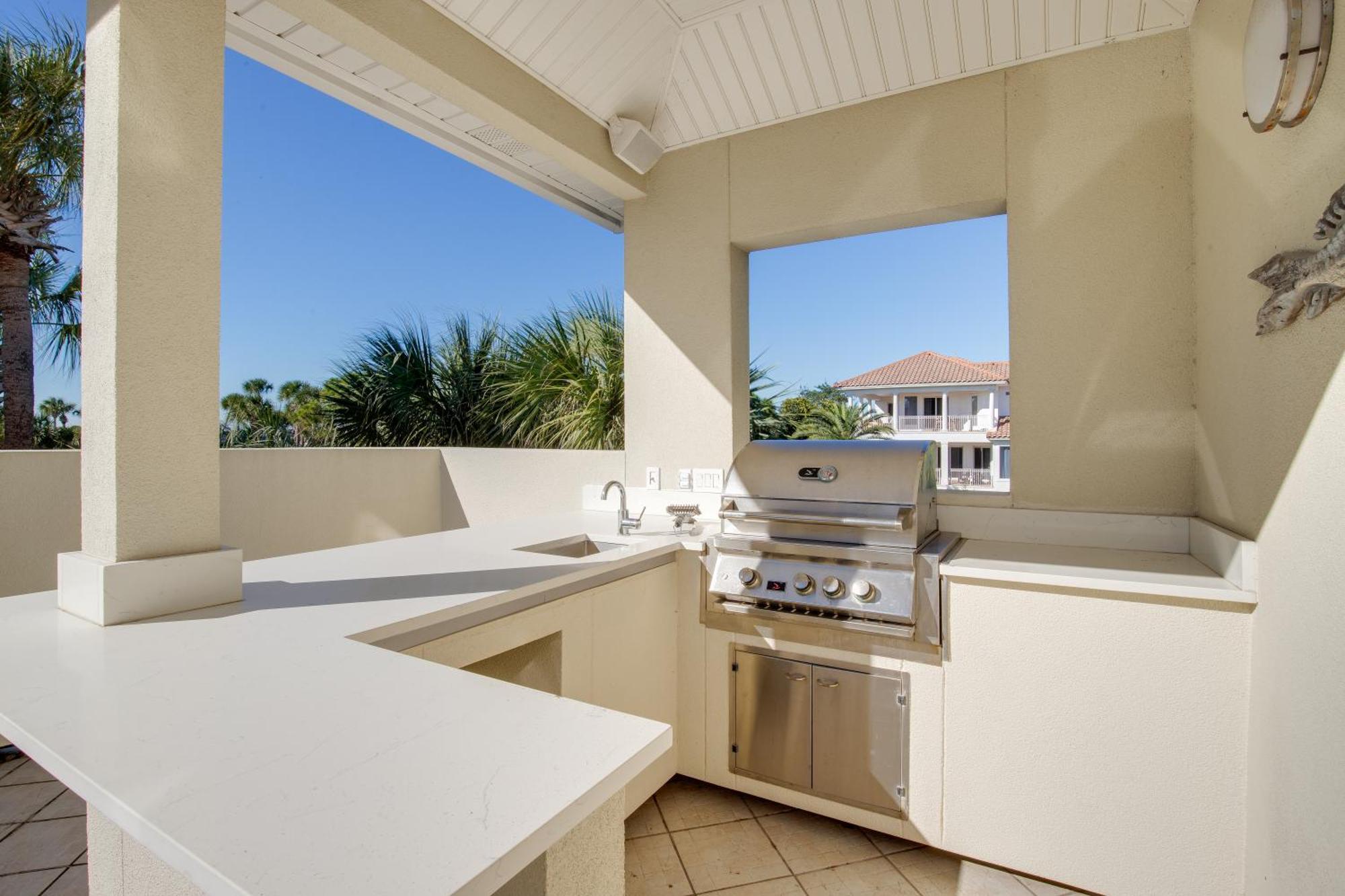 Villa Community Pool, Hot Tub And Beach - Outdoor Kitchen à Destin Extérieur photo