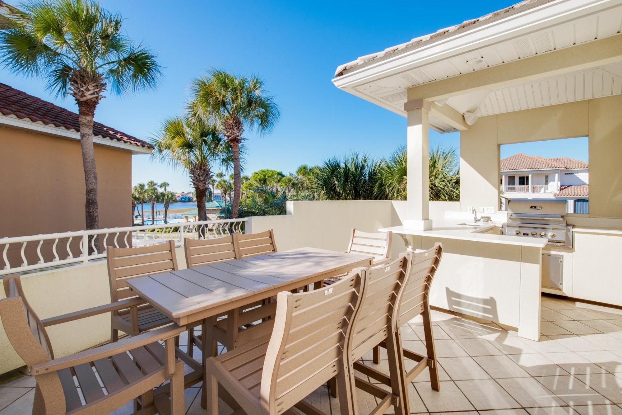 Villa Community Pool, Hot Tub And Beach - Outdoor Kitchen à Destin Extérieur photo